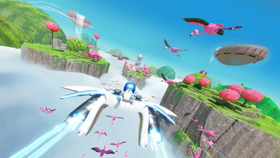 ASTRO BOT — кадр из игры, PS5