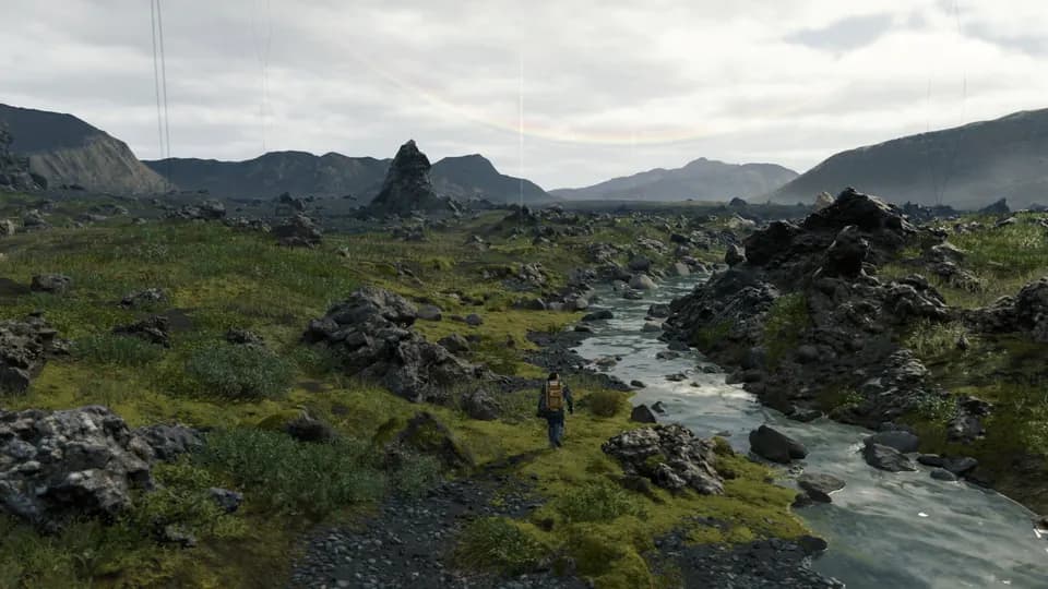 DEATH STRANDING — кадр из игры, PS4