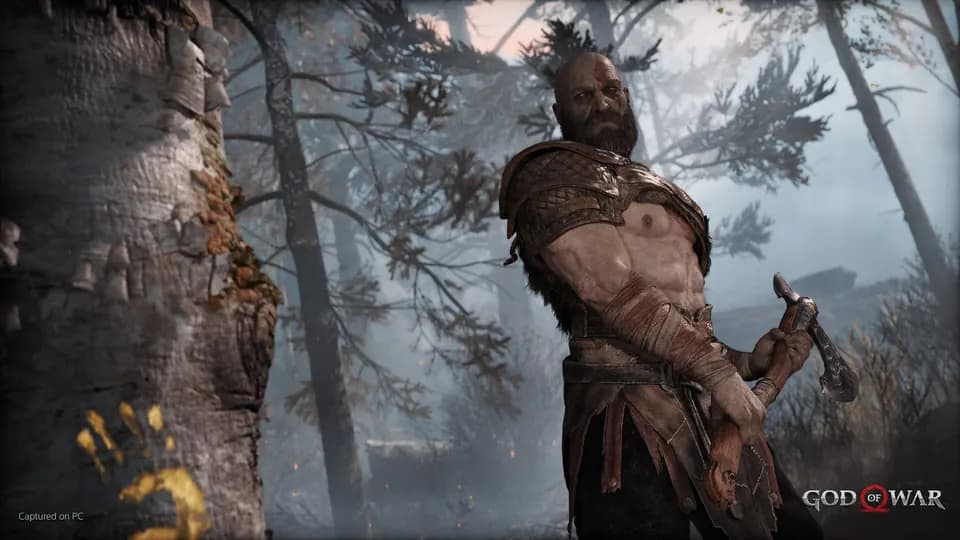 God of War — кадр из игры, PS4