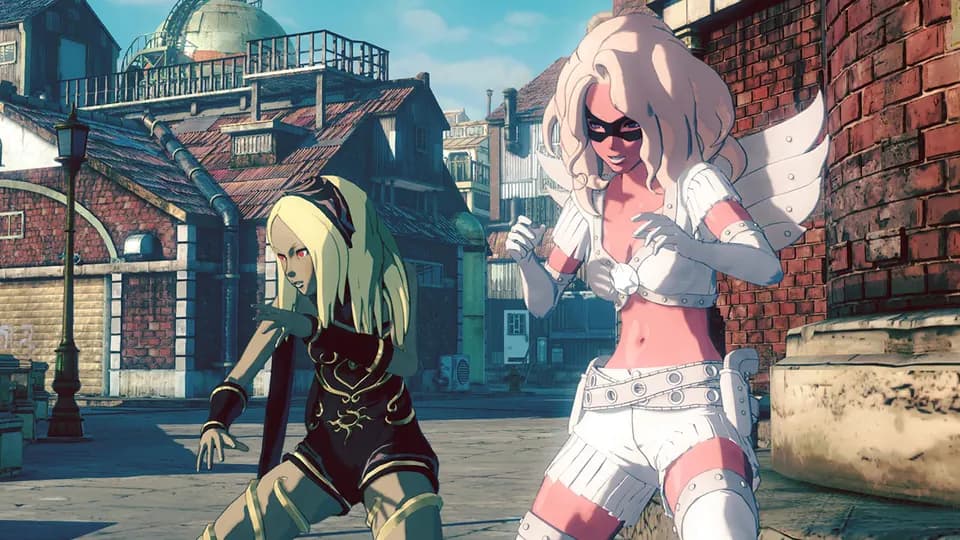 Gravity Rush 2 — кадр из игры, PS4