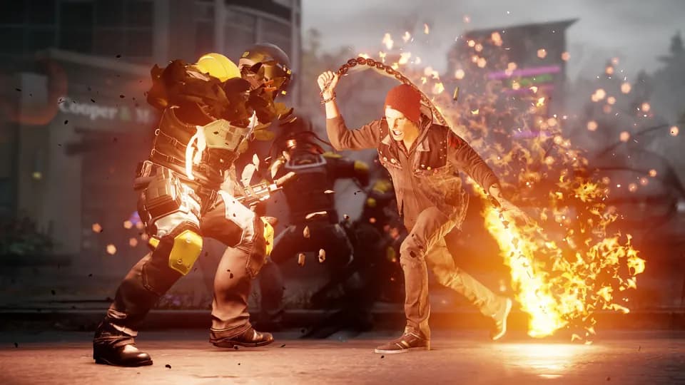 inFAMOUS Second Son — кадр из игры, PS4