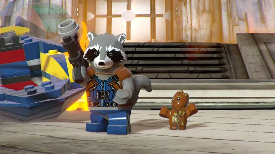 LEGO Marvel Super Heroes 2 — кадр из игры, PS4