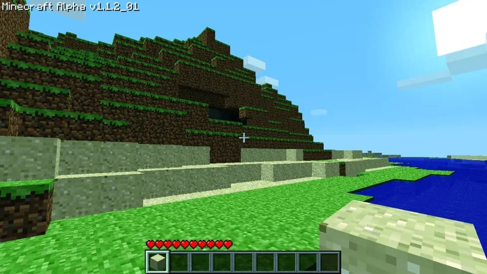 Minecraft — кадр из игры, PS4