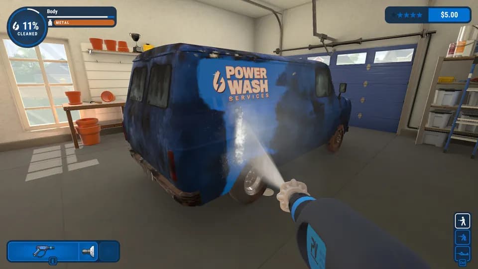PowerWash Simulator — кадр из игры, PS5 и PS4
