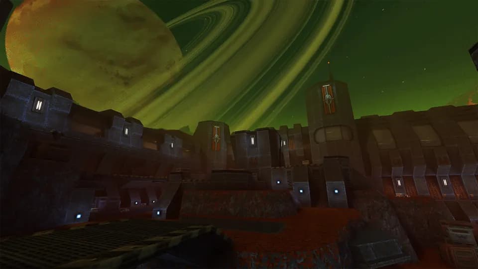 Quake II — кадр из игры, PS5 и PS4
