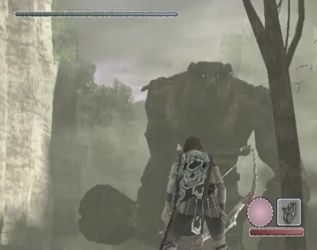 Shadow of the Colossus — кадр из игры, PS4