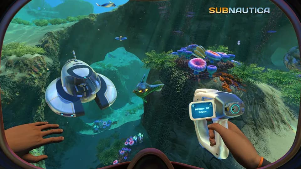 Subnautica — кадр из игры, PS5 и PS4